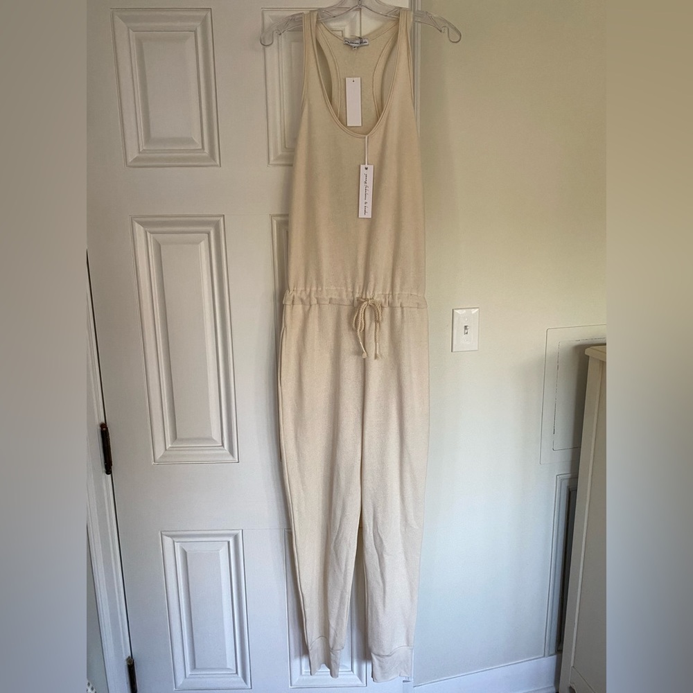 NWT Young, Fabulous and Broke fleece jumpsuit